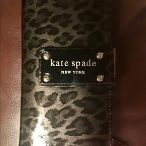 Kate Spade animal print wallet